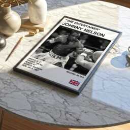 Johnny Nelson Boxing Poster Global Icons Art Print - thumbnail 2