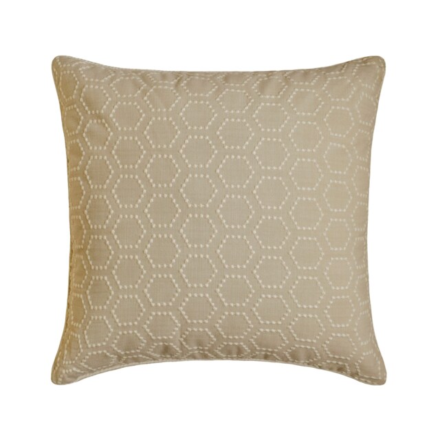 "Decorative Lattice, Trellis, Hexagon, Embroidery Pillow For Sofa 16""x16" - image 1