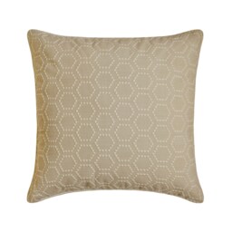 "Decorative Lattice, Trellis, Hexagon, Embroidery Pillow For Sofa 16""x16" - thumbnail 1