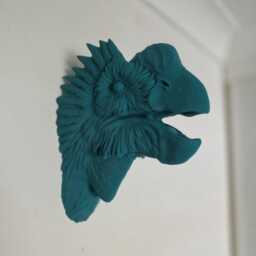 Gigantoraptor Wall Art - Dinosaur Mount- 3D Printed Multiple Colours & Sizes Available - thumbnail 3