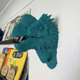Gigantoraptor Wall Art - Dinosaur Mount- 3D Printed Multiple Colours & Sizes Available - thumbnail 1