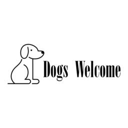Dogs Welcome Window Sticker Pet Shop Home Vinyl Decal - thumbnail 3