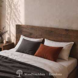 "Solid Wood Bed ""Barcelona" - thumbnail 2