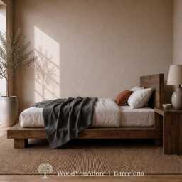 "Solid Wood Bed ""Barcelona" - thumbnail 3