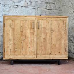 Reclaimed Wood Sideboard, Bespoke Industrial Furniture Handmade To Measure in Scotland - thumbnail 2