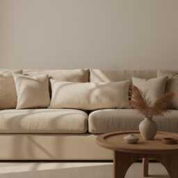 Handwoven Ivory Lumbar Pillow Cover, Organic Cotton, Neutral Textured Home Decor - thumbnail 4