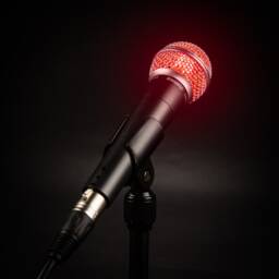 Sm58 Desk Lamp - On Air Edition/Music Lamp Songwriter Gift Table Industrial Style Gift For Him Producer - thumbnail 2