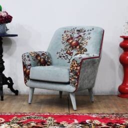 Bay Armchair - Light Mint Green Gobelin - thumbnail 2