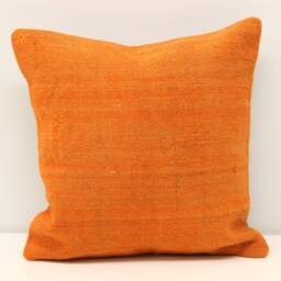 Handmade Kilim Pillow Cover 12x12, Vintage Turkish Wool - thumbnail 2