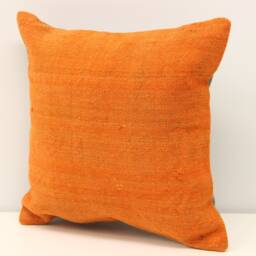 Handmade Kilim Pillow Cover 12x12, Vintage Turkish Wool - thumbnail 3