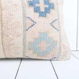Kilim Lumbar Pillow Cover Turkish Anatolian Throw - 12x24 Inch - thumbnail 2
