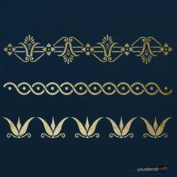 Greek Decorative Borders Stencil, For Walls Art & Furniture St53 - thumbnail 1