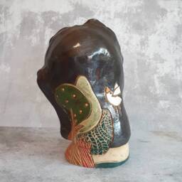 Woman Head Art Sculpture, Contemporary Object & Home Decor - thumbnail 4