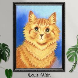 Louis Wain Cat Art Print Vintage Psychedelic Poster - thumbnail 2