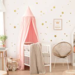 Gold Stars Wall Decals Pack - Peel & Stick Confetti Metallic Star Vinyl Star Wall Decal Sticker 53Nw - thumbnail 1