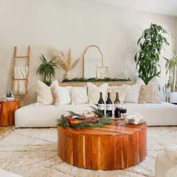 Hand Tufted White & Pink Moroccan Rug, Ivory Textured Berber Shag Large Area Minimalist Wool Beni Ourain Rug - thumbnail 3