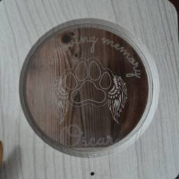 Personalized Pet Memorial Led Night Light Custom Loss Ornament - thumbnail 3
