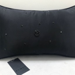 Luxury Throw Pillow Crystals Pillow Piping Edge High Quality Aestethic Cotton Satin Handcrafted Decorative - thumbnail 3
