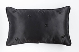 Luxury Throw Pillow Crystals Pillow Piping Edge High Quality Aestethic Cotton Satin Handcrafted Decorative