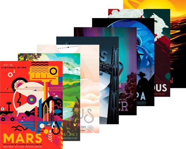Nasa Posters Visions Of The Future Series, Complete Collection - image 1