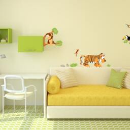 "Wall Sticker ""Tiger & Lizard" - thumbnail 3