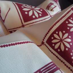 Holiday Pillows.slipcovers.ski.sled.christmas Decor.winter Decor.red.cream.toss Pillows.throw Pillows.lumbar Pillows.lodge.ski Resort Decor - thumbnail 2