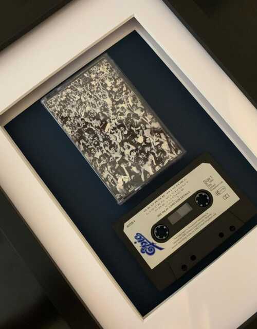 George Michael - Listen Without Prejudice Framed Cassette Tape Music Wall Art Gift - image 1