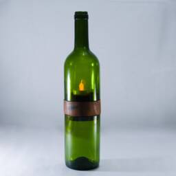 Wine Bottle Tea Light Candle Holder To Dining & Home Decor