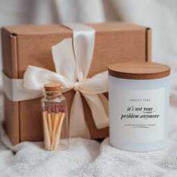 Retirement Candle Gift Gifts For Women Men Present Card Him - thumbnail 3