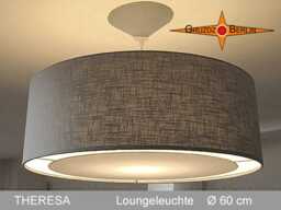 Gray Hanging Lamp Theresapendant Gray Pendant With Light Edge Diffuser