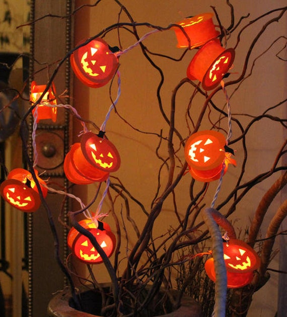 Halloween String Lights - Pumpkin - Various Designs - image 1