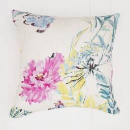 Laura Ashley Cosmos Floral Cushion Handmade With Austen Back, 16 - thumbnail 3