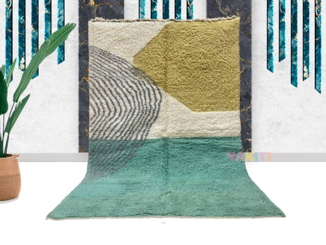 Beni Ourain Rug - Authentic Handmade Genuine Wool Made To Order Moroccan Rug Free Worldwide Shipping Shag Area - image 1