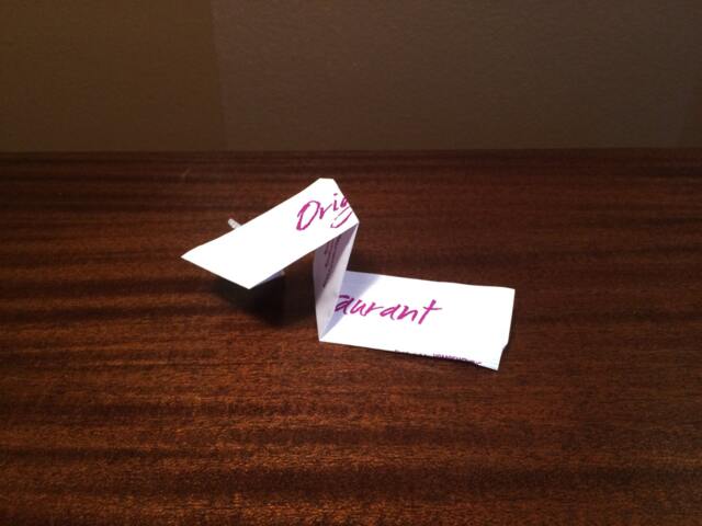 Chopstick Wrapper Picture Mount