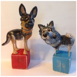 Custom Clay Dog Sculpture Set Personalized Pet Memorial - thumbnail 3