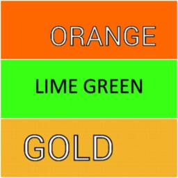 Won't Pop Off Futon, Full Size Sheets, Orange, Lime Green, Gold - thumbnail 3