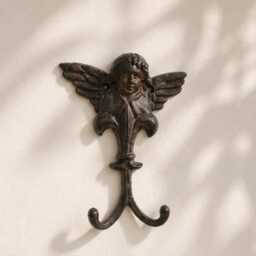 Animal Iron Wall Hook, Rustic Black Ironwork Coat Cat & Dog Hooks, Deer Bird Farmhouse Home Decor, Entryway Hooks - thumbnail 2