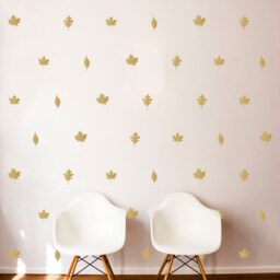 Autumn Leaves Wall Decal Pattern - Fall Home Decor - thumbnail 2
