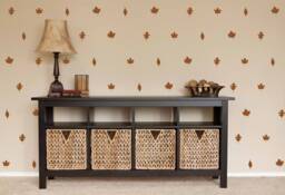 Autumn Leaves Wall Decal Pattern - Fall Home Decor - thumbnail 1