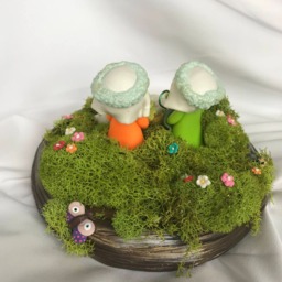 Nativity in The Field With Sheep Cold Porcelain - thumbnail 2