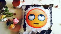 Custom Mermaid Pillow With Reversible Sequins, Cushion Cover, Personalised Sequins, Special Needs, Autism, Calming Fantasy - thumbnail 1