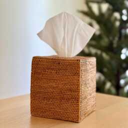 Bali Rattan Tissue Box Cover - thumbnail 2