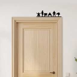 Door Topper Sumo Fighters Various Colours Top Of Decorative Sign - Sign, Novelty Wall Decor, Frame Art, Art - thumbnail 3