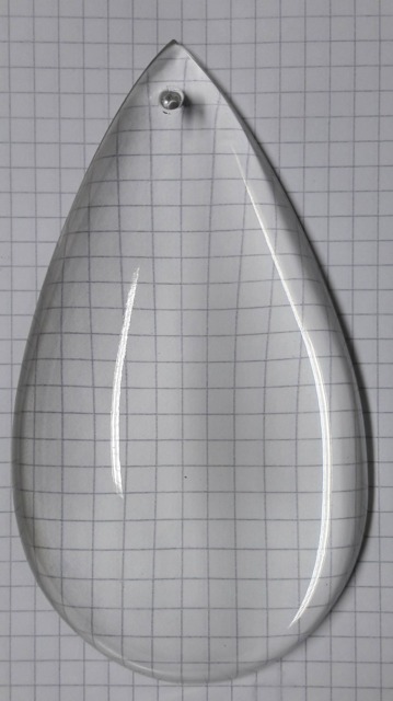 Drops, Replacements For Chandeliers , in Transparent Glass, Swarovski, Bohemia