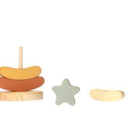 Handmade Wooden Stacking Toy Montessori Toddler Gift - thumbnail 2