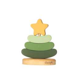 Handmade Wooden Stacking Toy Montessori Toddler Gift - thumbnail 3