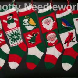 PDF Pattern Only Angels From Above Hand Knitted Christmas Stocking Pattern - thumbnail 4