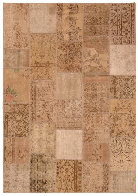 Wool Patchwork - 245 X 174 cm - Handmade Free Shipping