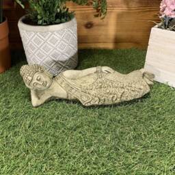 Stone Garden Oriental Laying Buddha Statue Ornament - thumbnail 2