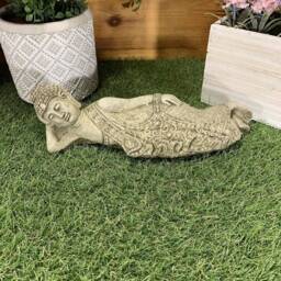 Stone Garden Oriental Laying Buddha Statue Ornament - thumbnail 4